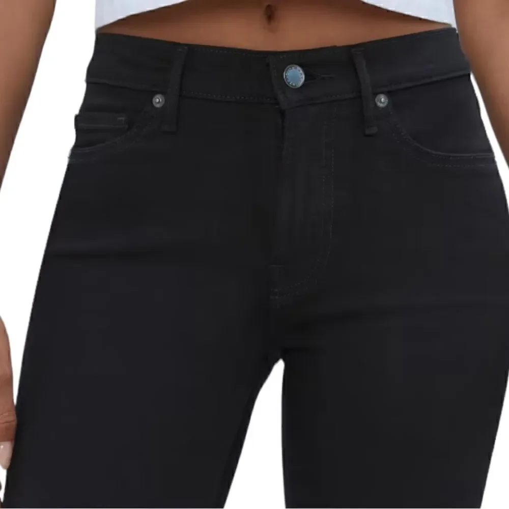 Everlane Black Mid Rise Regular Skinny  Stretch Jean